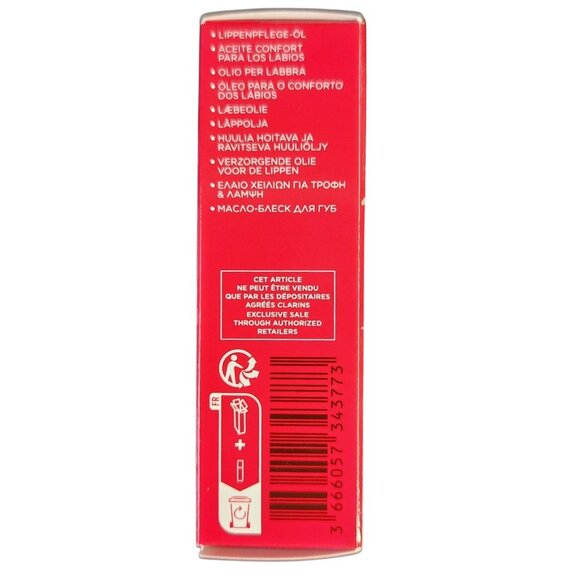 Clarins Limited Edition Hydration Lip Comfort Oil 54 Iconic Red 0.2 Oz. NEW - Picture 4 of 8